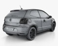 Volkswagen Polo 3-Türer 2017 3D-Modell