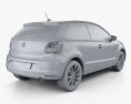 Volkswagen Polo трехдверный 2017 3D модель