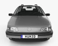 Volkswagen Passat (B3) variant 1993 3d model front view