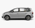 Volkswagen Touran with HQ interior 2014 3d model side view
