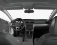 Volkswagen Passat (B7) com interior 2014 Modelo 3d dashboard
