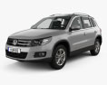 Volkswagen Tiguan Sport & Style mit Innenraum 2017 3D-Modell