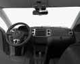 Volkswagen Tiguan Sport & Style com interior 2017 Modelo 3d dashboard