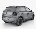 Volkswagen Polo 5 portes 2017 Modèle 3d