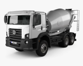 3D model of Volkswagen Constellation (26-260) Mixer Truck 3-axle 2016