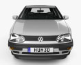 Volkswagen Golf 1997 Modelo 3d vista de frente