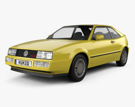 Volkswagen Corrado G60 1995 3D model