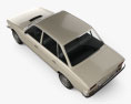 Volkswagen K70 1971 3D-Modell Draufsicht
