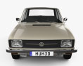 Volkswagen K70 1971 3D模型 正面图