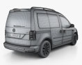 Volkswagen Caddy Highline 2018 3D模型