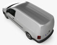 Volkswagen Caddy Maxi Kastenwagen 2018 3D-Modell Draufsicht