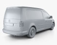 Volkswagen Caddy Maxi パネルバン 2018 3Dモデル