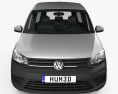 Volkswagen Caddy Maxi Trendline 2018 Modello 3D vista frontale