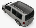 Volkswagen Caddy Alltrack 2019 3d model top view