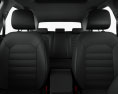 Volkswagen Golf GTI 5 puertas hatchback con interior 2016 Modelo 3D
