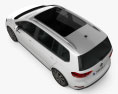 Volkswagen Touran R-Line 2018 3D模型 顶视图