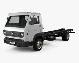 3D model of Volkswagen Delivery Chassis Truck 2015