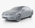 Volkswagen Passat (NMS) 2019 3D 모델  clay render