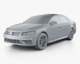 Volkswagen Passat (NMS) R-Line 2019 3d model clay render