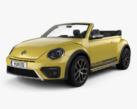 Volkswagen Beetle Dune convertible 2019 3D model