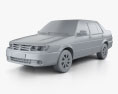 Volkswagen Jetta (CN) 2012 3D 모델  clay render