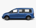 Volkswagen Caddy Maxi 2010 3D-Modell Seitenansicht