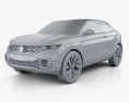 Volkswagen T-Cross Breeze Concept 2016 Modello 3D clay render