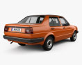 Volkswagen Jetta 1984 3D 모델  back view