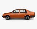 Volkswagen Jetta 1984 3D模型 侧视图