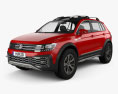 Volkswagen Tiguan GTE Active 2016 3D 모델 