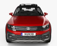 Volkswagen Tiguan GTE Active 2016 Modello 3D vista frontale