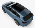 Volkswagen T-Prime GTE 2017 3D模型 顶视图