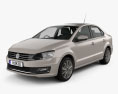 Volkswagen Vento 2019 3D 모델 