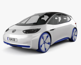 3D model of Volkswagen ID 2017