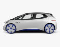 Volkswagen ID 2017 3D模型 侧视图