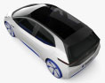 Volkswagen ID 2017 3D模型 顶视图