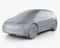 Volkswagen ID 2017 3D-Modell clay render