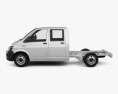 Volkswagen Transporter (T6) Double Cab Chassis 2019 3d model side view