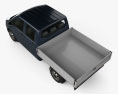 Volkswagen Transporter (T6) 双人驾驶室 Pickup 2019 3D模型 顶视图