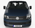 Volkswagen Transporter (T6) Cabina Doppia Pickup 2019 Modello 3D vista frontale
