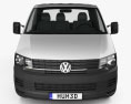 Volkswagen Transporter (T6) Einzelkabine Pickup L2 2019 3D-Modell Vorderansicht