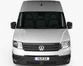 Volkswagen Crafter パネルバン L1H2 2019 3Dモデル front view