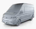 Volkswagen Crafter Fourgon L1H2 2019 Modèle 3d clay render