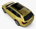 Volkswagen Atlas SEL 2021 3D模型 顶视图