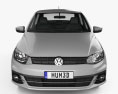 Volkswagen Voyage 2014 3D-Modell Vorderansicht