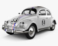 Volkswagen Beetle Herbie the Love Bug 3D 모델 
