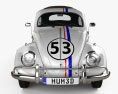 Volkswagen Beetle Herbie the Love Bug 3D 모델  front view