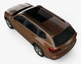 Volkswagen Teramont 2021 3D-Modell Draufsicht