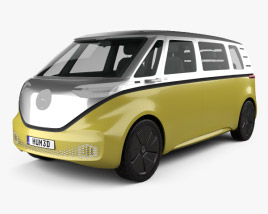 Volkswagen ID Buzz concept 2017 3D模型