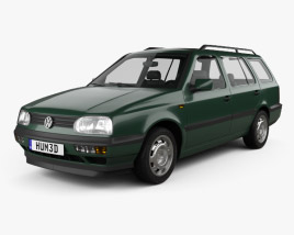 3D model of Volkswagen Golf Variant 1996